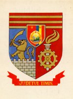 QSL März 1989: Wappen Landkreis Timiş/Temesch